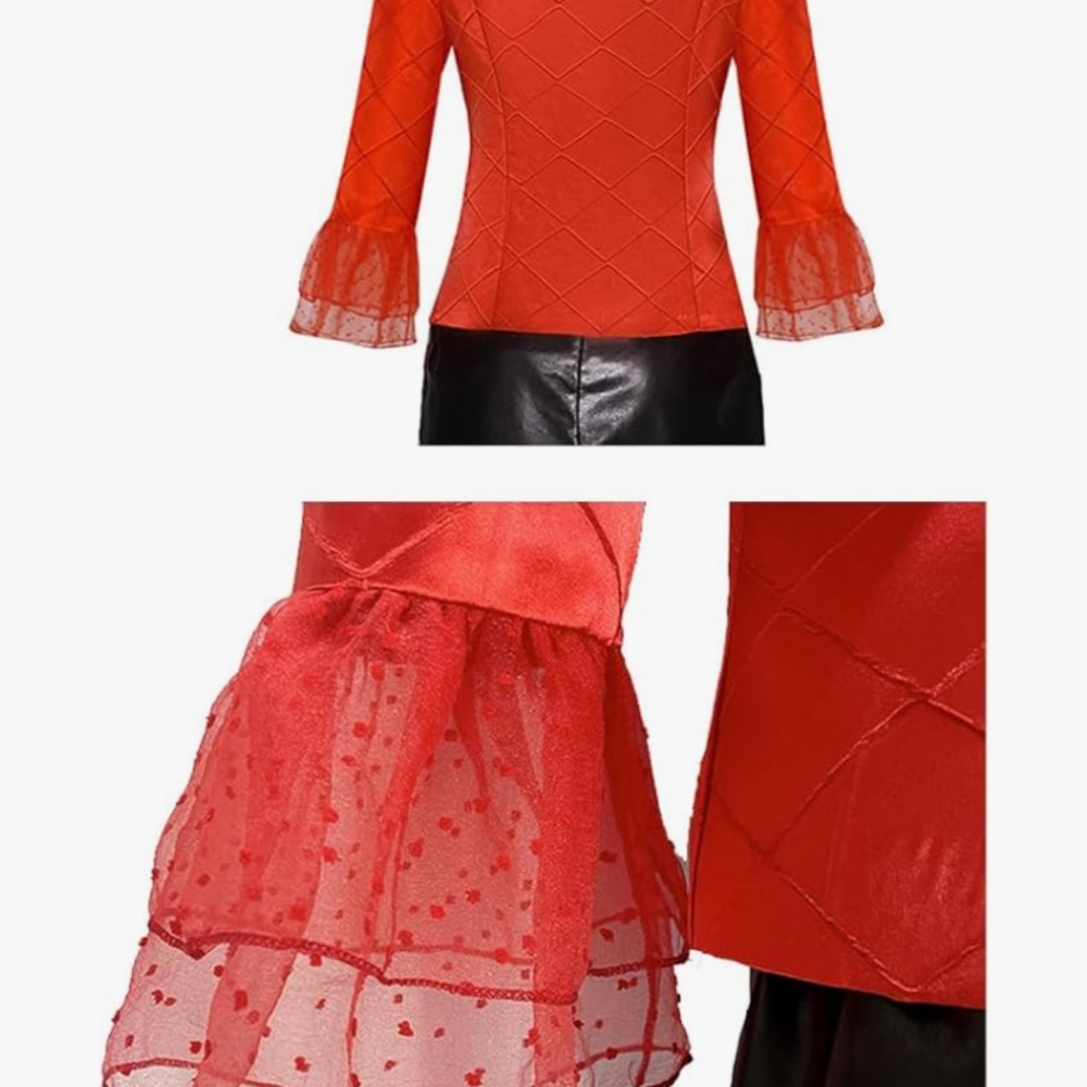 Women's Harley Quinn a.k.a Lee Quinzel Inspired Cosplay Halloween Clown Costume - Picture 6 of 12